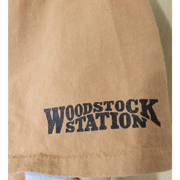 Vintage 90s Original Designs Woodstock Brewing Graphic T-shirt Made in USA XL - Picture 8 of 9